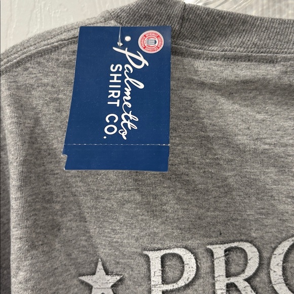 NWT Clemson Proud Tigers Gray T-Shirt with a flag & Labradors Print - Picture 5 of 6